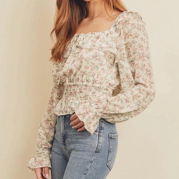 NWT Prairie Floral Blouse - Picture 3 of 6